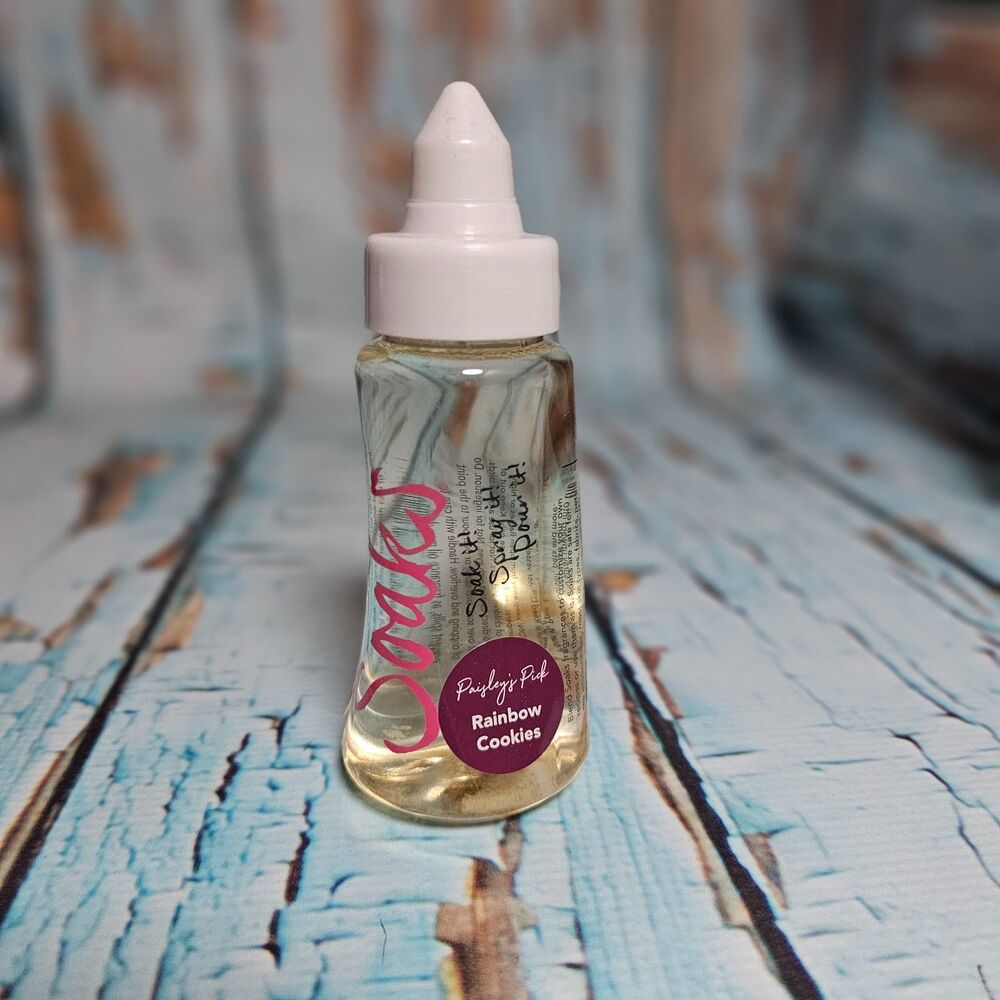 Pink Zebra Soaks Rainbow Cookies Scented Oil Retired Rare Hard to Find HTF